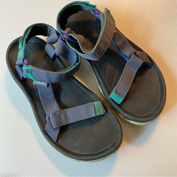 Teva Shoes - Teva unisex blue hiking waterproof Hurricane shoes sandals-6